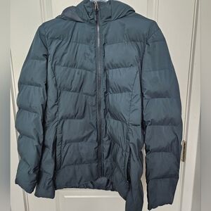 32 Degrees Heat Women's Winter Tech Hooded Puffer Jacket Size L